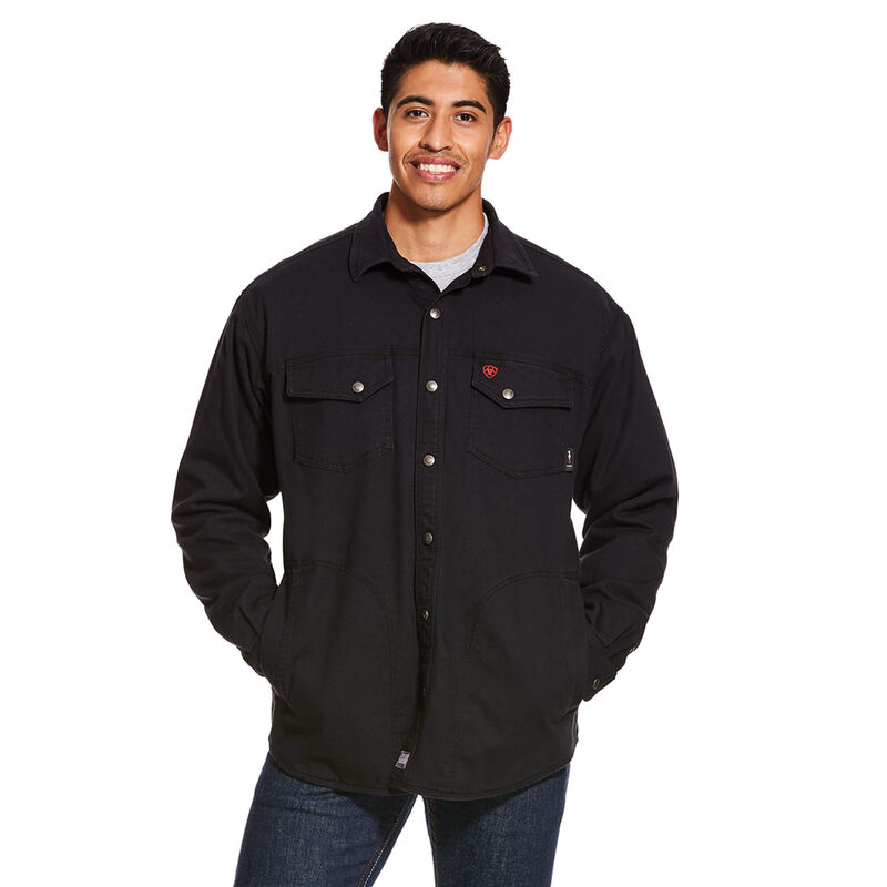 Chaqueta Ariat Fr Rig Shirt Negras Hombre - Chile 165-HNOEWY